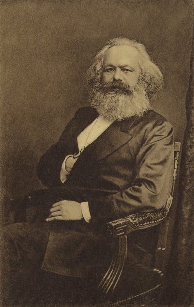 Karl Marx (1818-1883), Duitse filosoof, econoom, historicus en politiek theoreticus door English Photographer